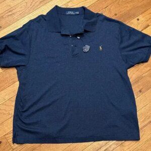 Polo by Ralph Lauren Men's Dark Blue Polo Shirt